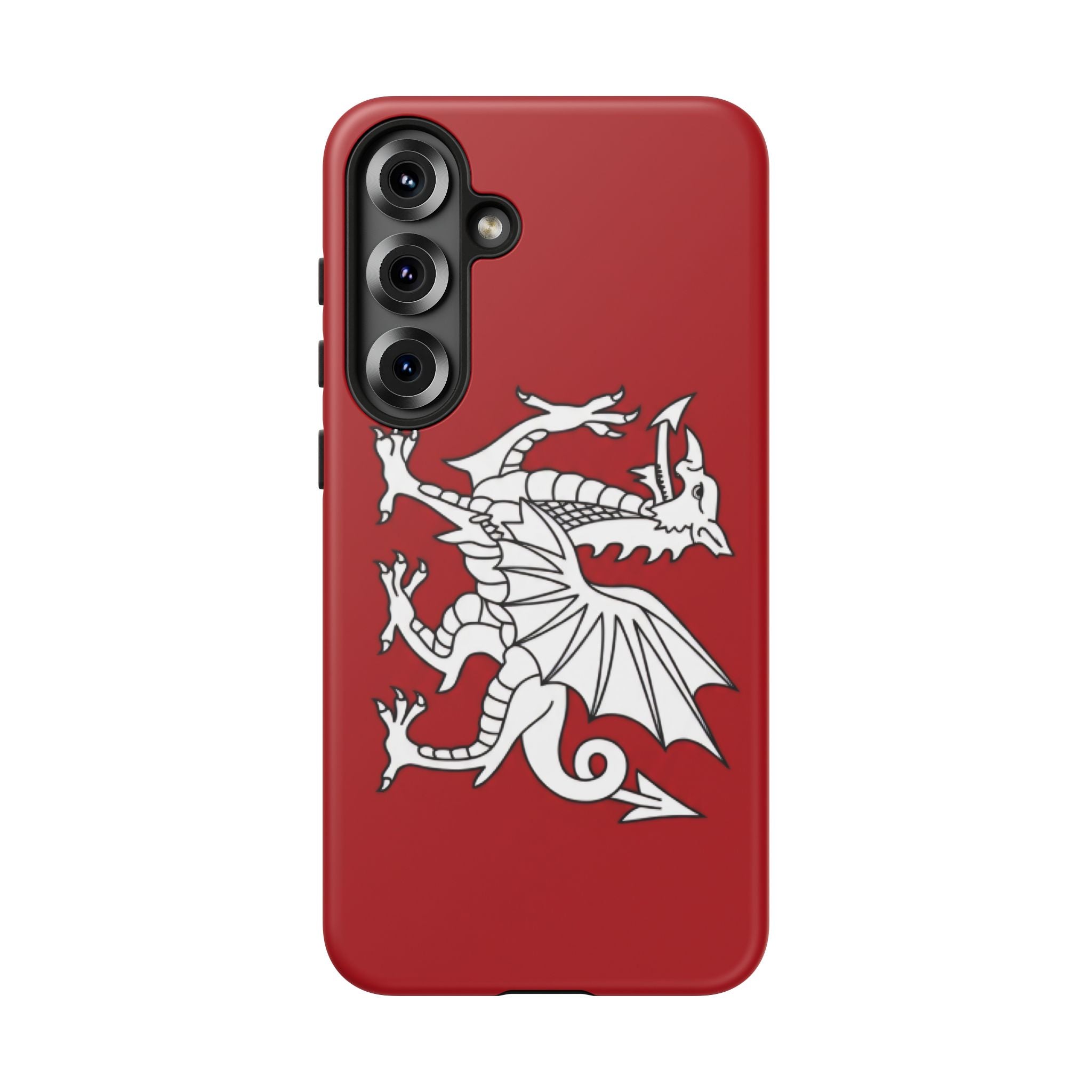 White Wessex Dragon Phone Case — Anglo-Saxon Emblem Phone Cover