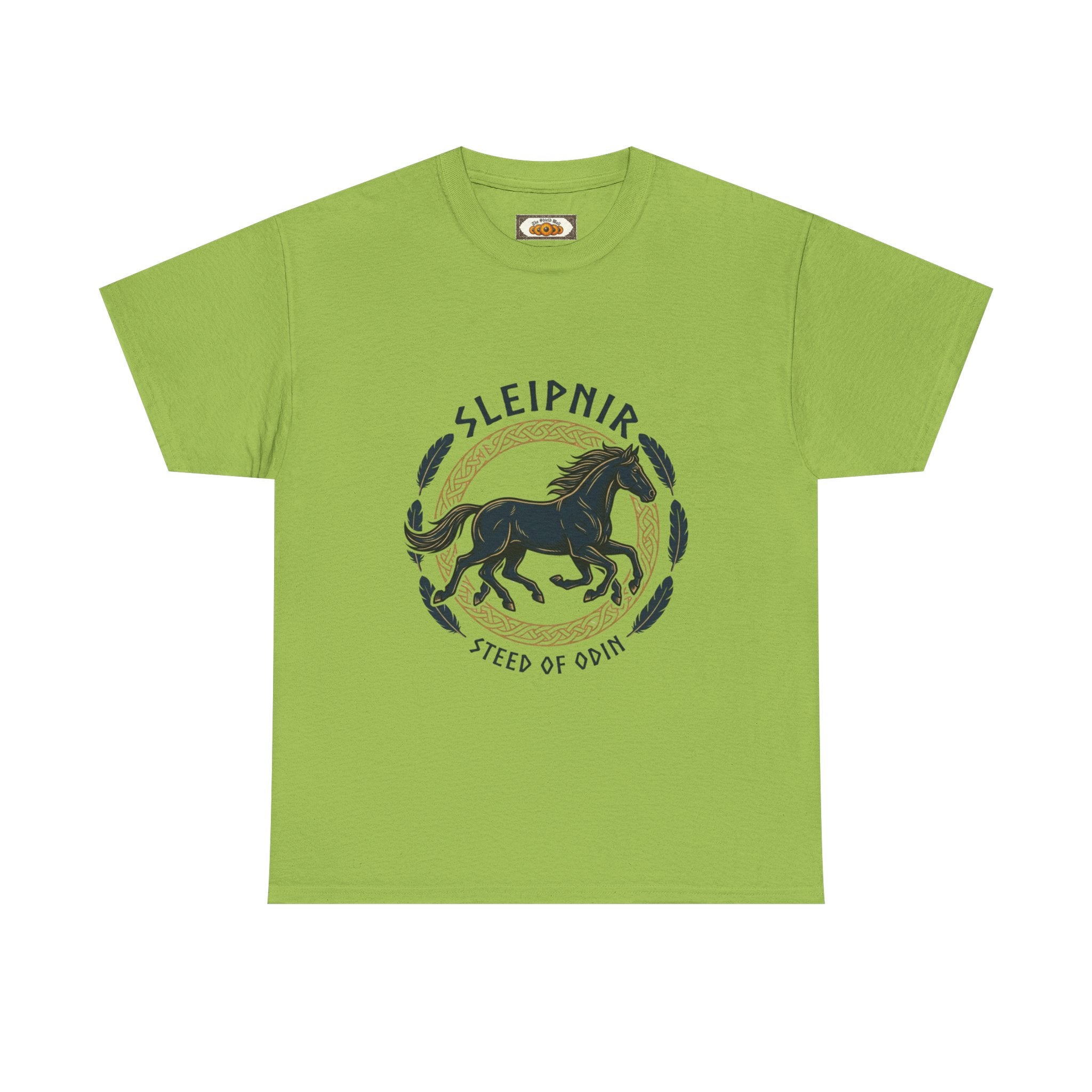 Sleipnir T-Shirt | Unisex Viking Norse Mythology Tee | Wild Hunt Odin's Eight-Legged Horse
