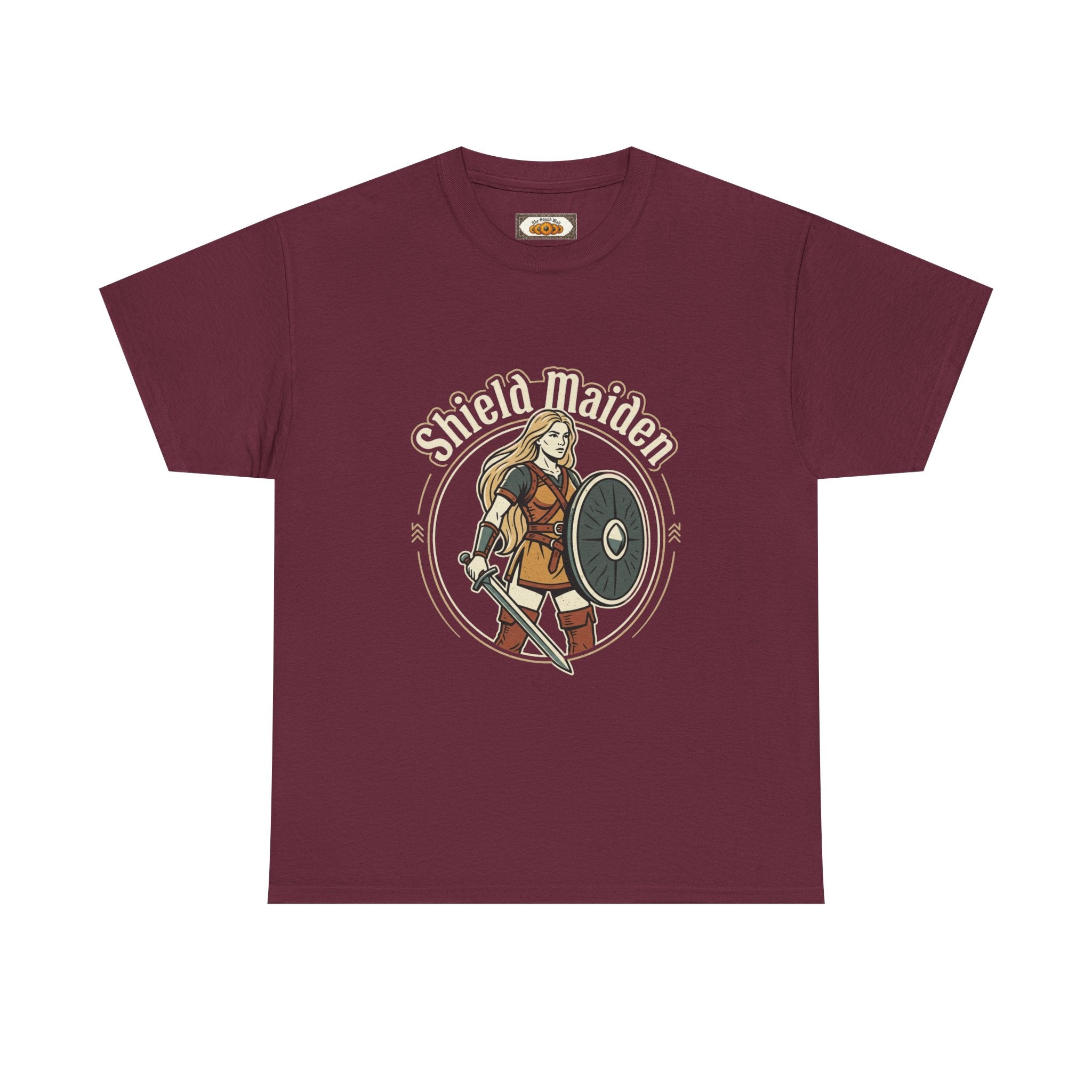 Shield Maiden T-Shirt | Unisex Adult Viking Warrior Tee