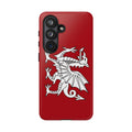White Wessex Dragon Phone Case — Anglo-Saxon Emblem Phone Cover