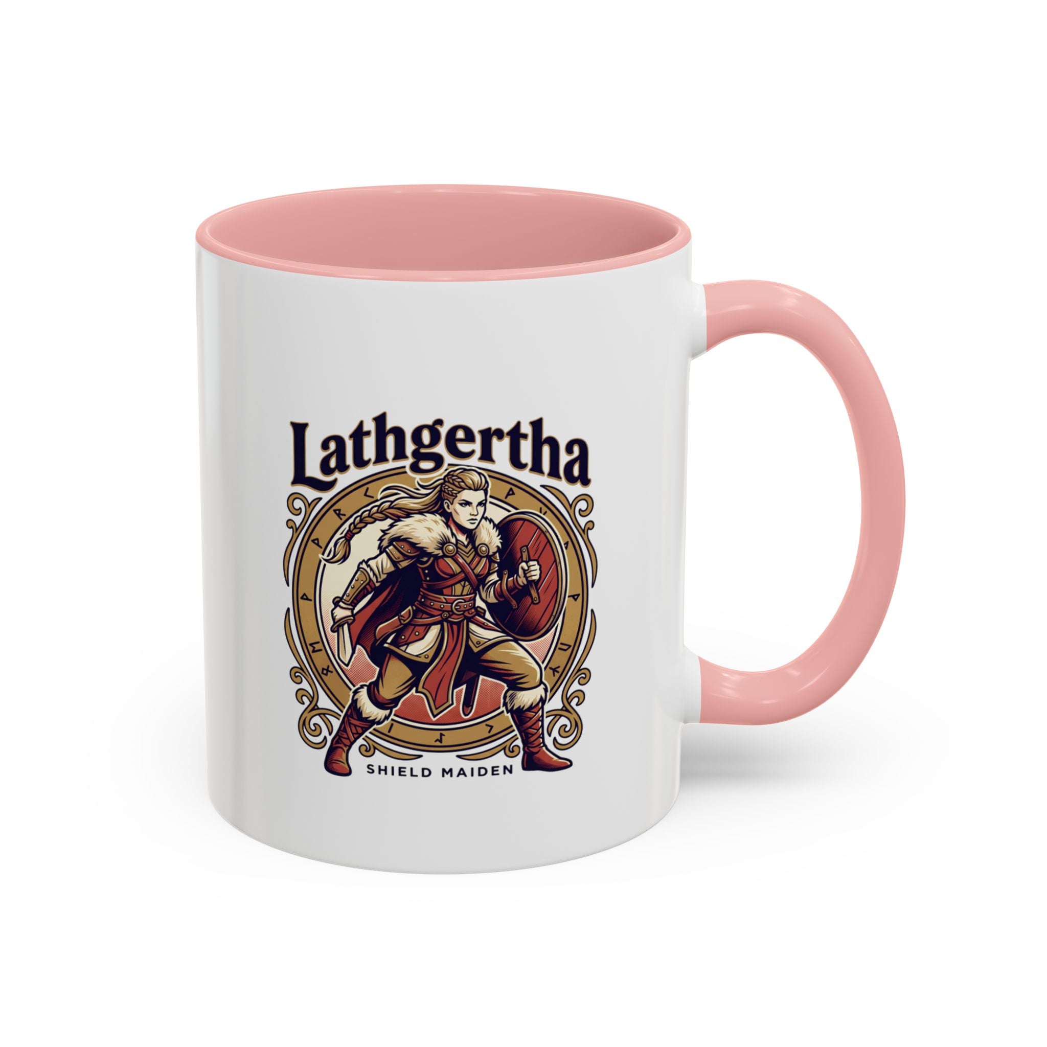 Viking Shield Maiden Mug — Lathgertha Ceramic Coffee Mug | The Shield Wall