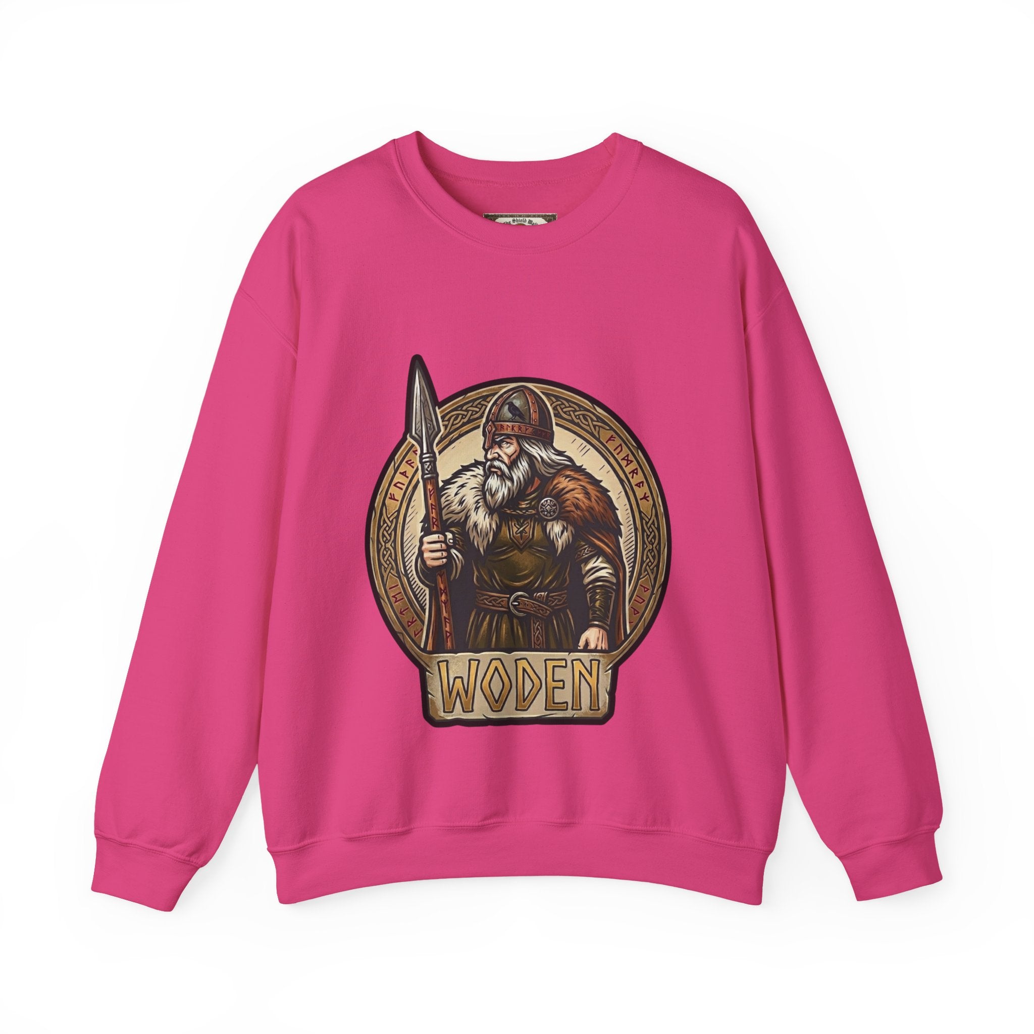 Woden Crewneck Sweatshirt | Unisex Anglo-Saxon Odin Mythology Sweater