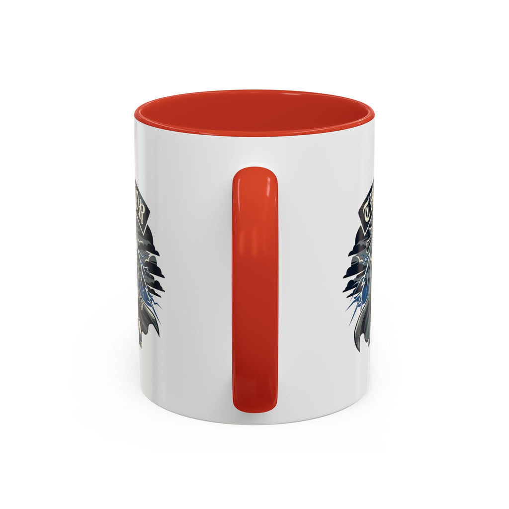 Thunor — Anglo-Saxon Thunder God 11oz Accent Mug | Norse History Gift