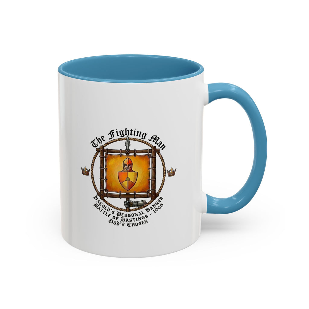 King Harold 'God's Chosen' The Fighting Man Banner Coffee Mug — 1066 Battle of Hastings Tribute