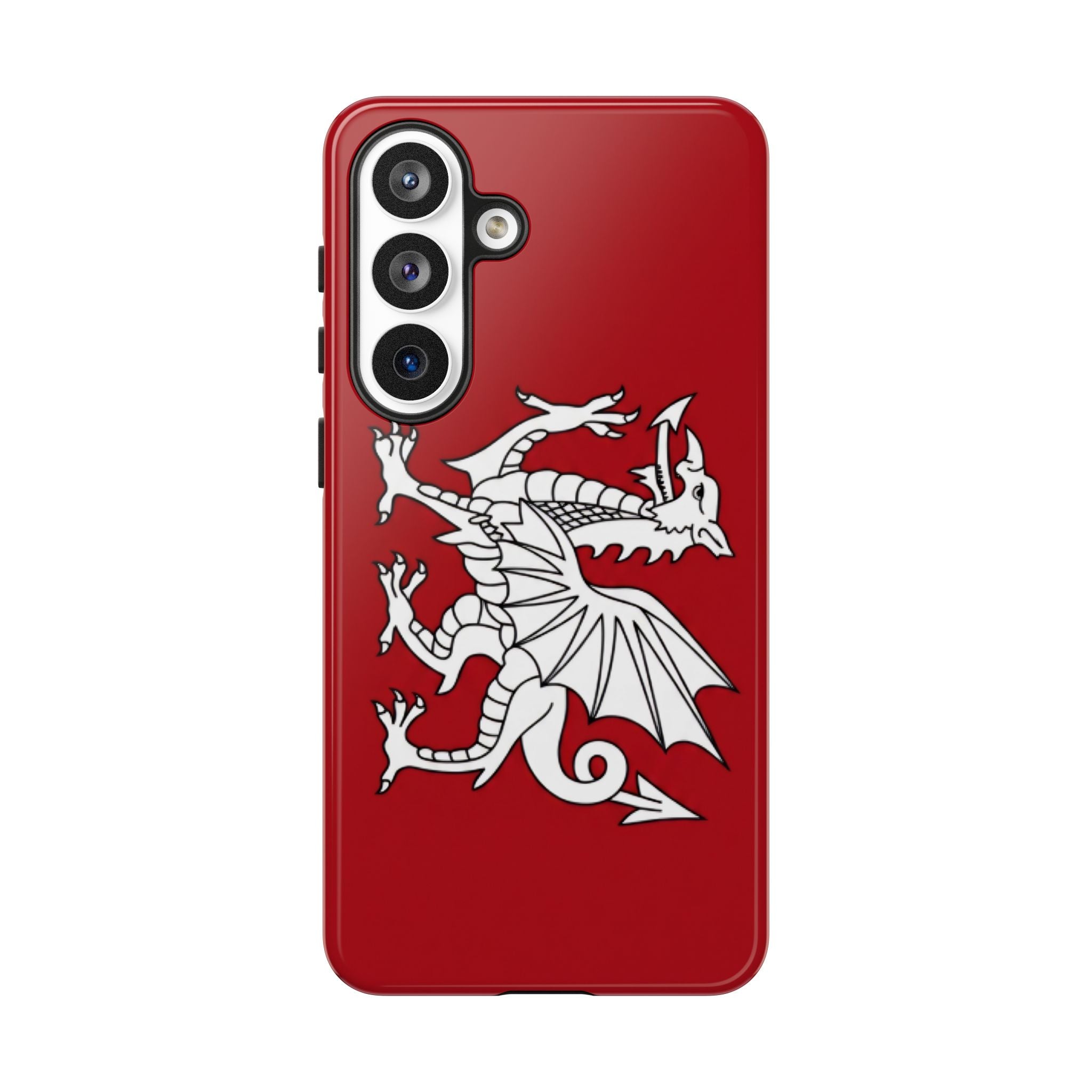 White Wessex Dragon Phone Case — Anglo-Saxon Emblem Phone Cover