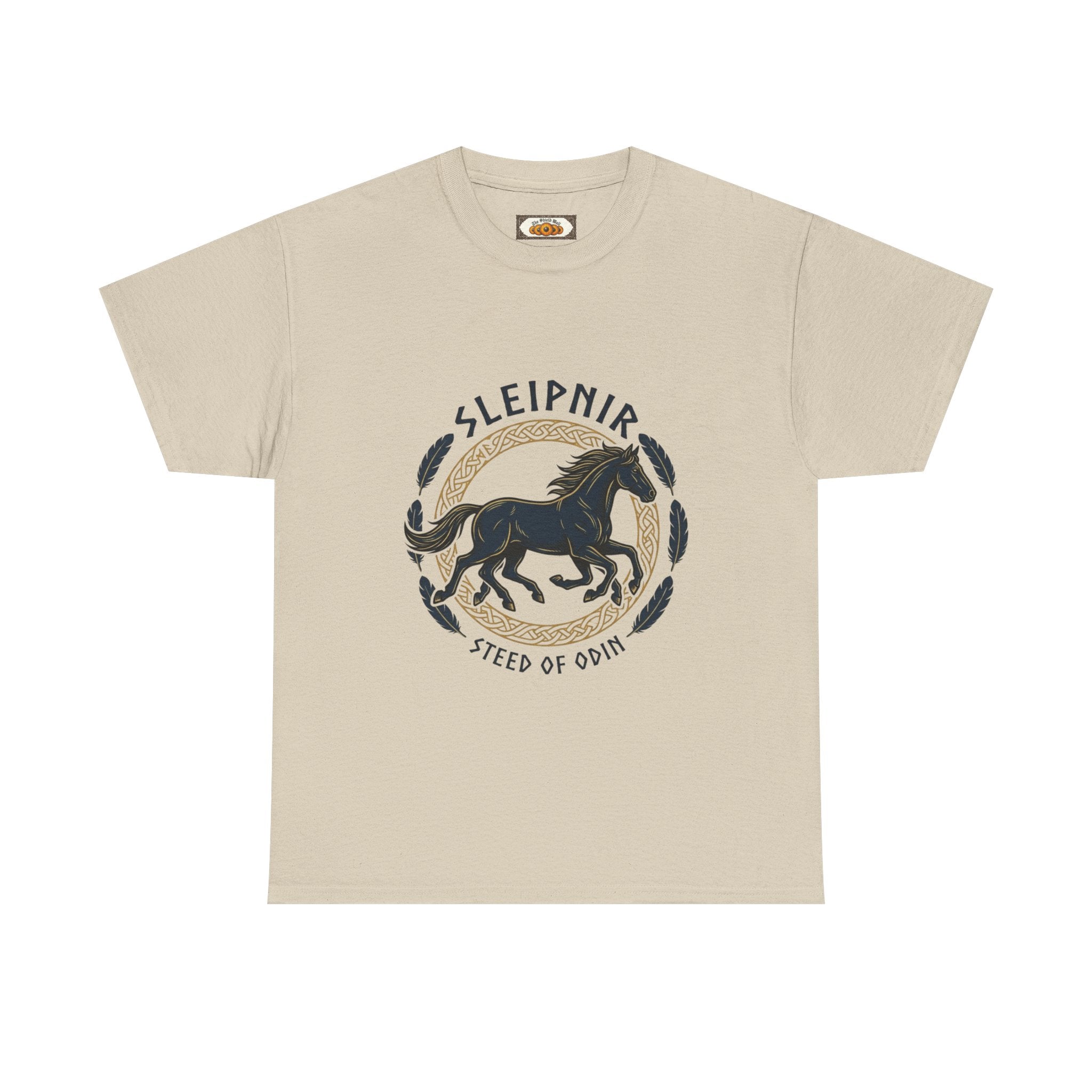 Sleipnir T-Shirt | Unisex Viking Norse Mythology Tee | Wild Hunt Odin's Eight-Legged Horse