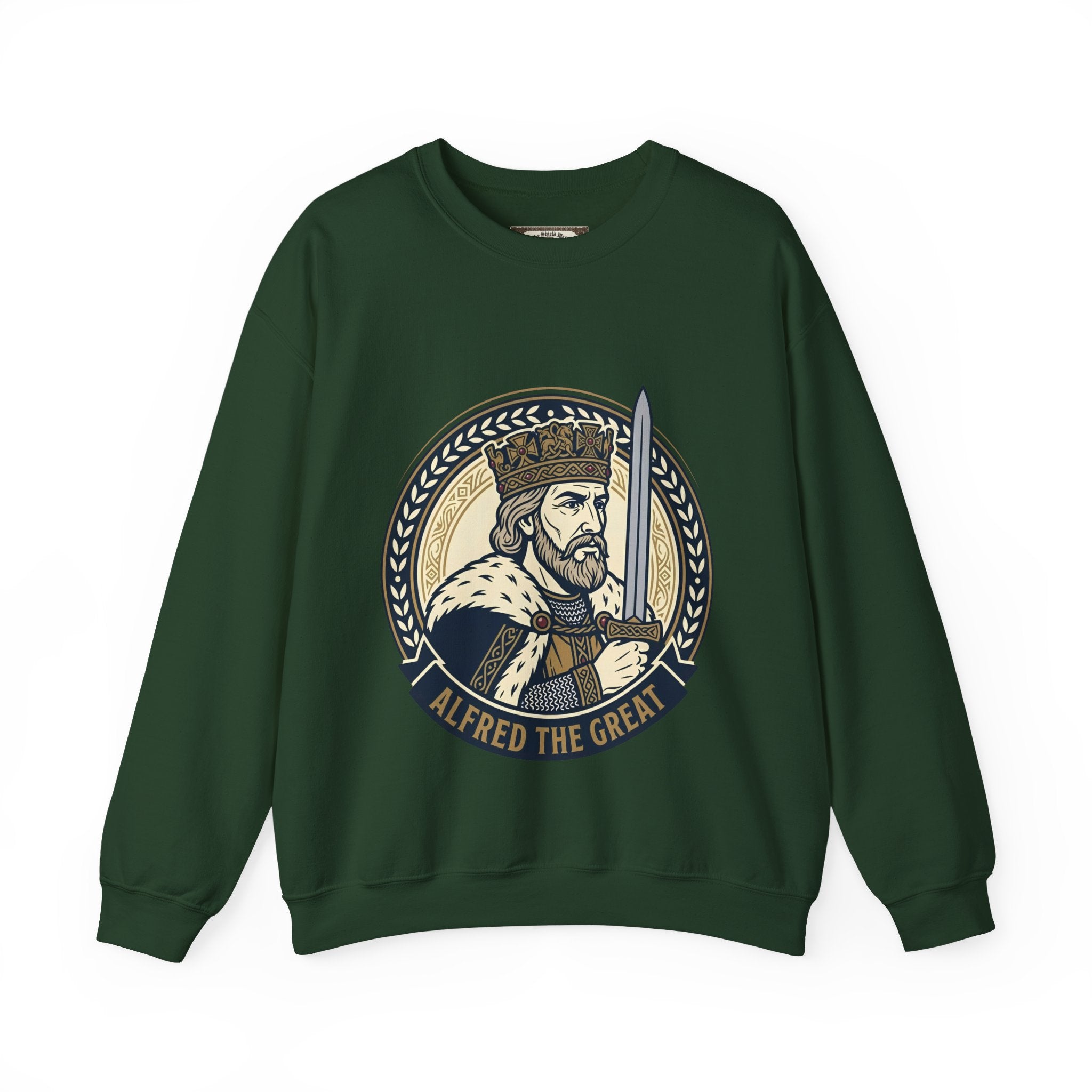 Alfred the Great Sweatshirt | Unisex Adult Heritage Crewneck