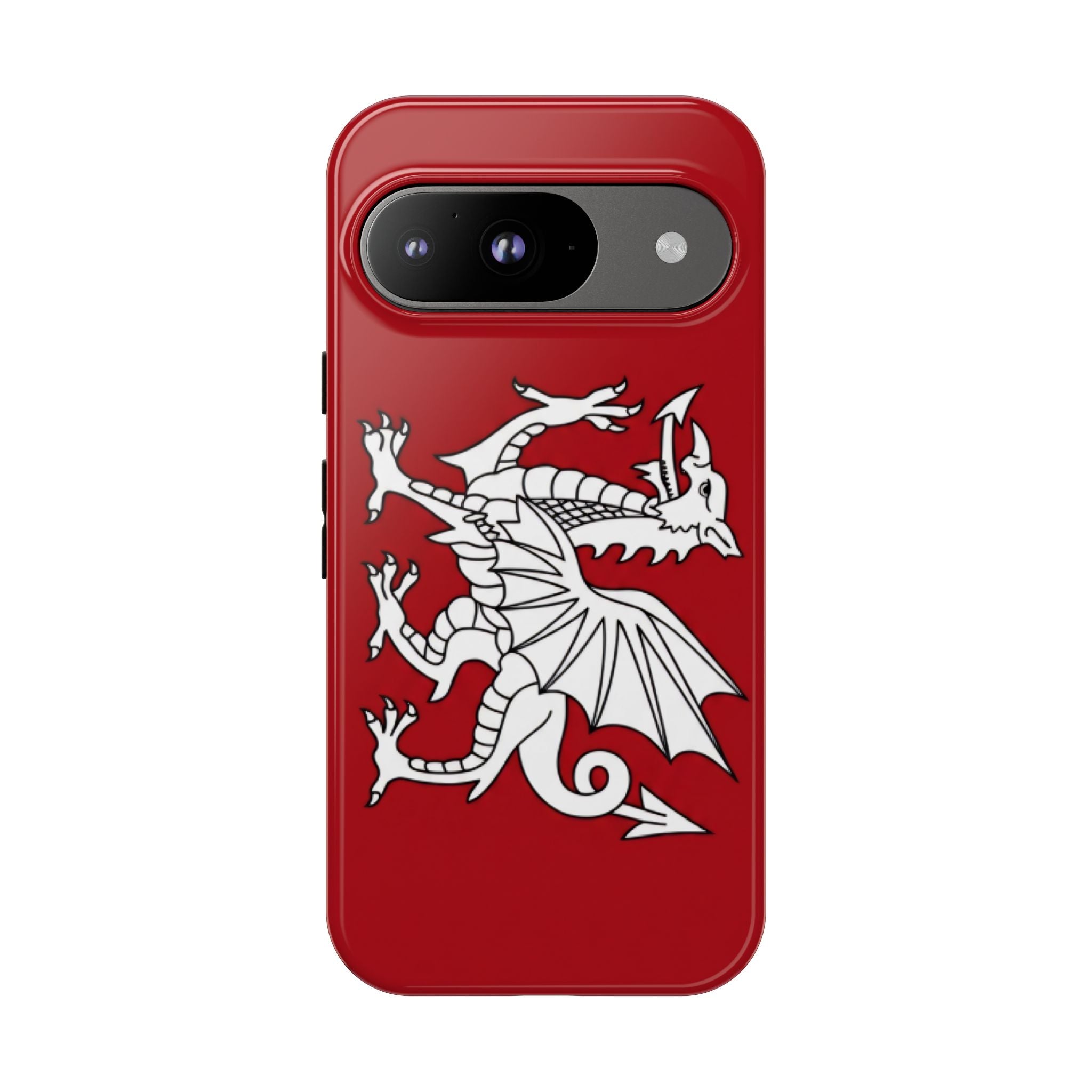 White Wessex Dragon Phone Case — Anglo-Saxon Emblem Phone Cover