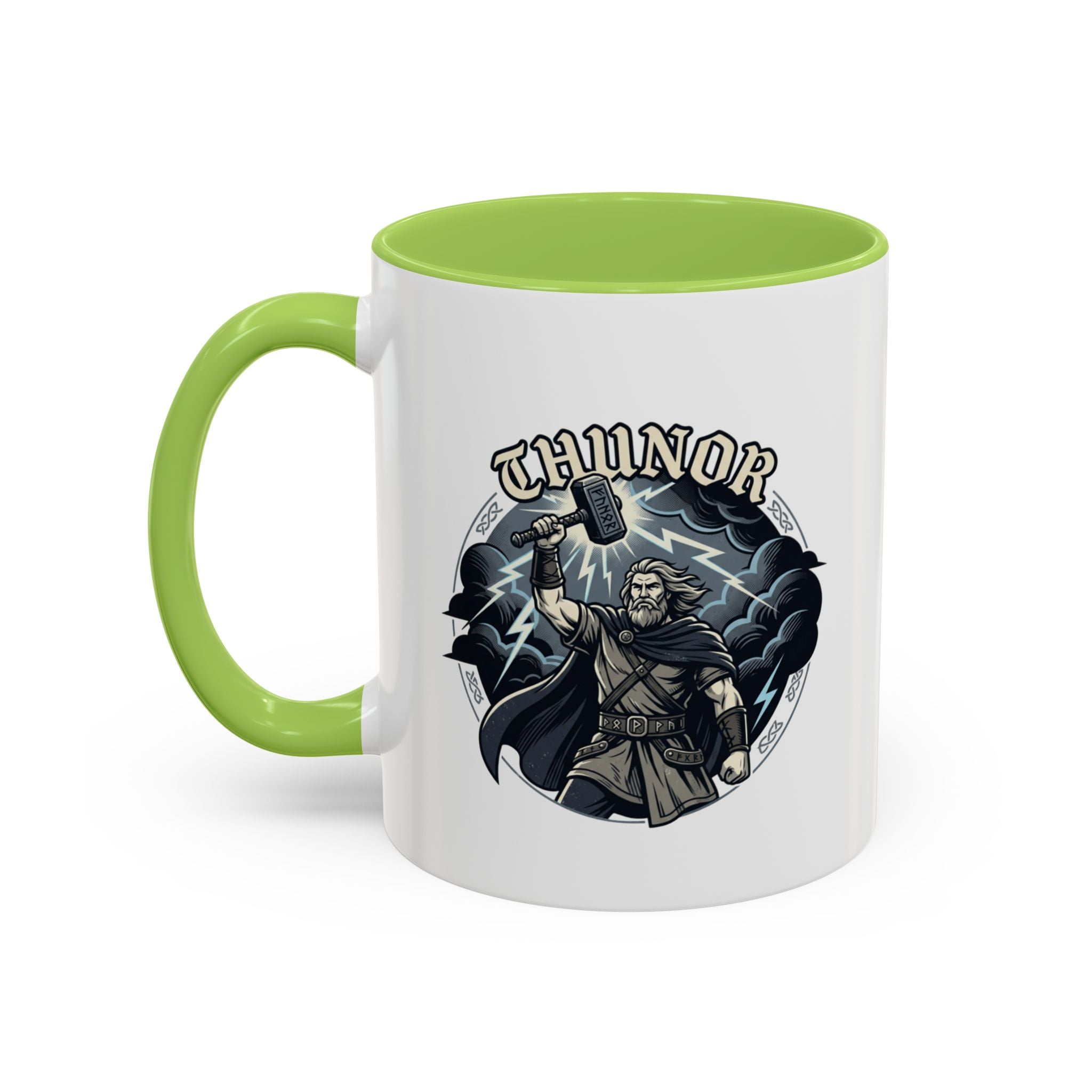 Thunor Coffee Mug — Anglo-Saxon God of Thunder Accent Mug | The Shield Wall