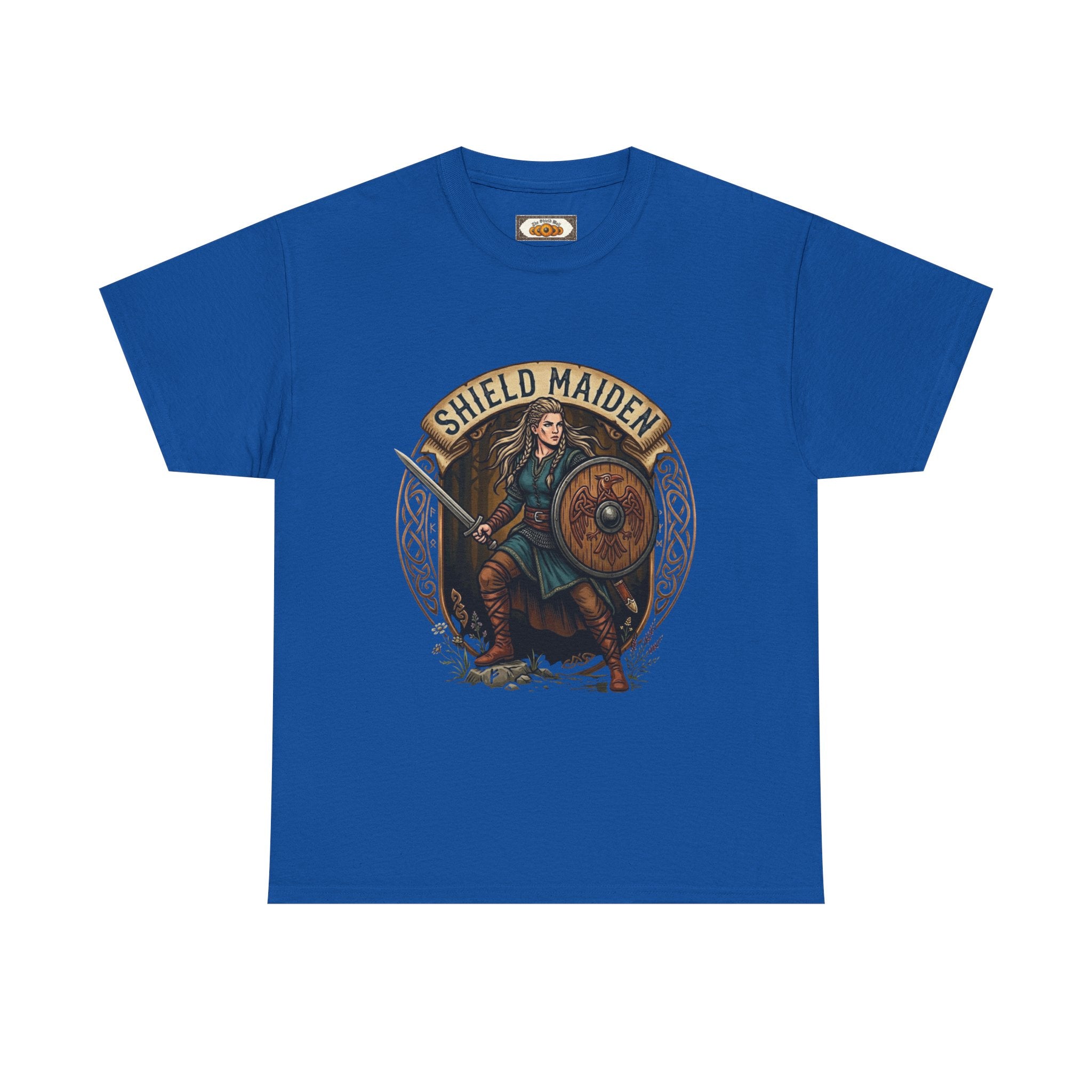 Shield Maiden T-Shirt | Unisex Adult Viking Warrior Tee
