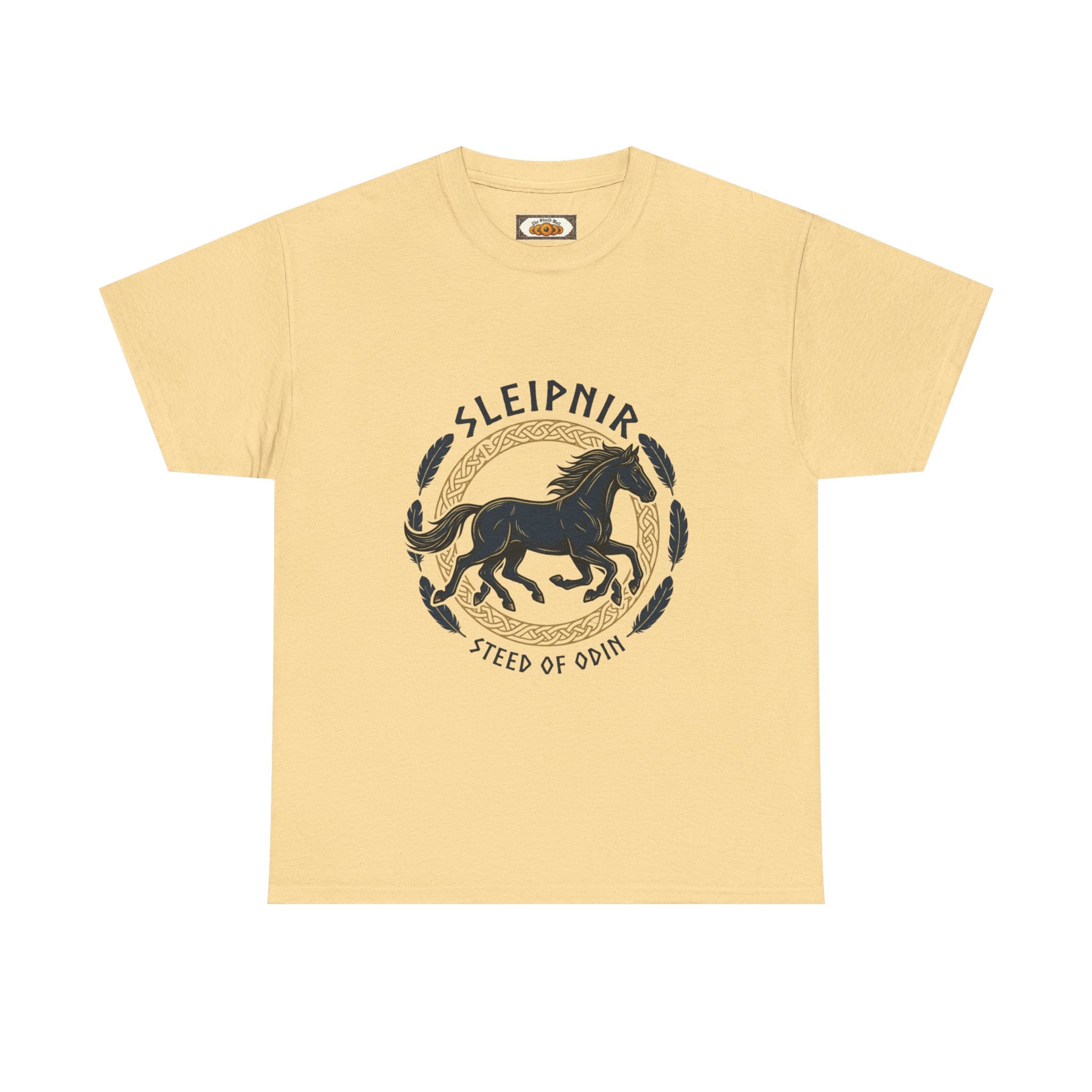 Sleipnir T-Shirt | Unisex Viking Norse Mythology Tee | Wild Hunt Odin's Eight-Legged Horse