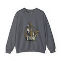 Thor Hammer Crewneck Sweatshirt | Unisex Norse Mythology Graphic Sweatshirt