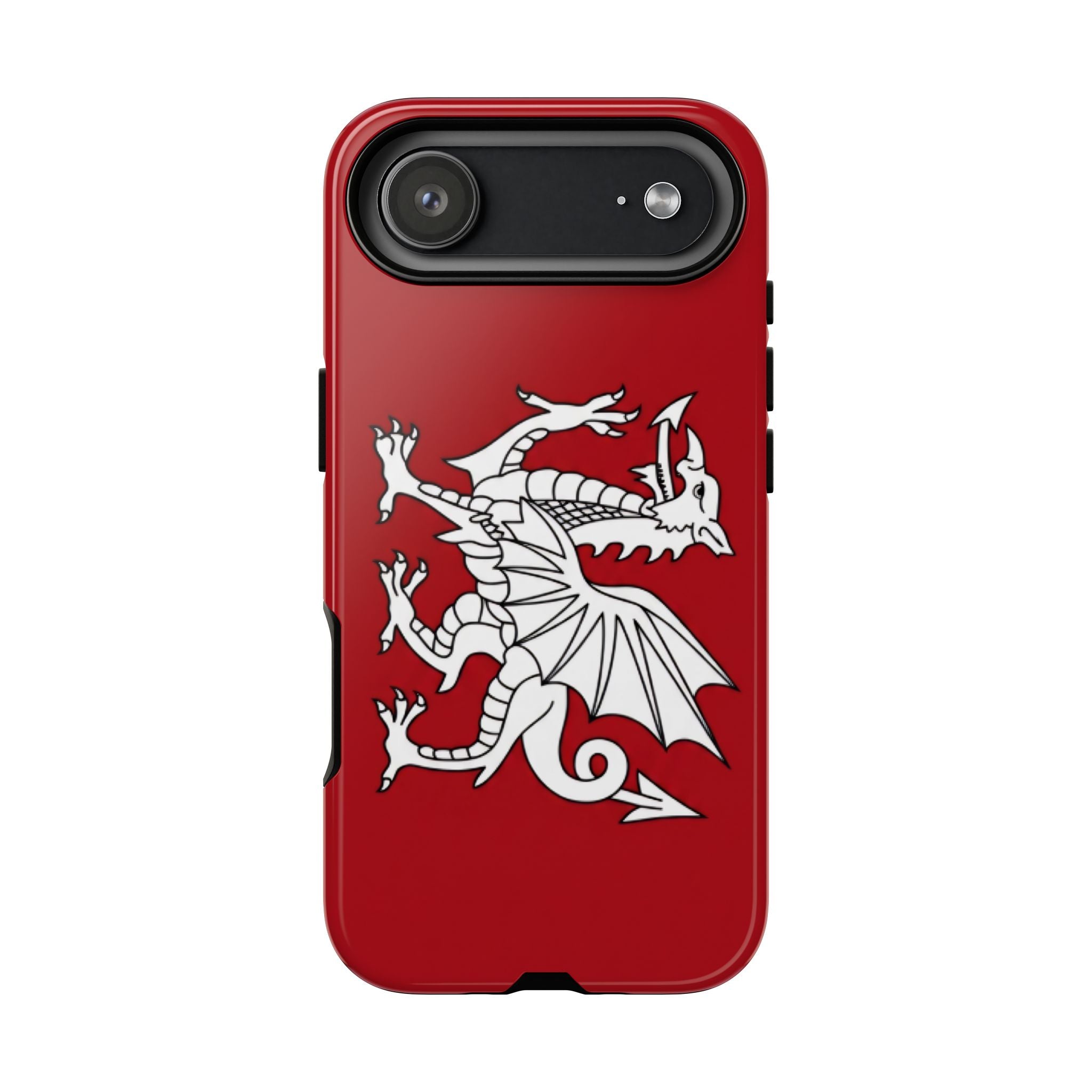 White Wessex Dragon Phone Case — Anglo-Saxon Emblem Phone Cover