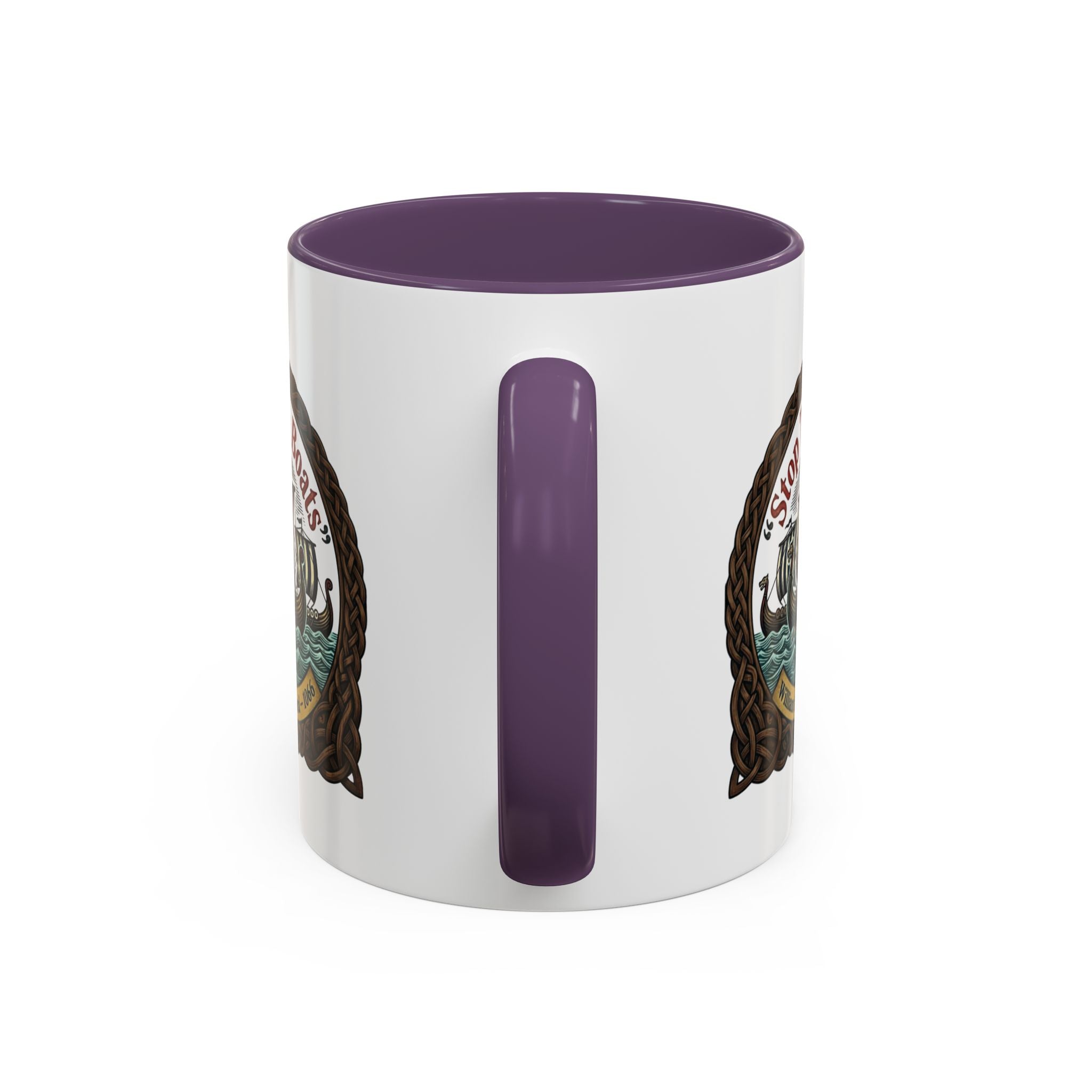 "Stop the Boats" Norman Protest Accent Coffee Mug — William the Bastard 1066 — 11oz