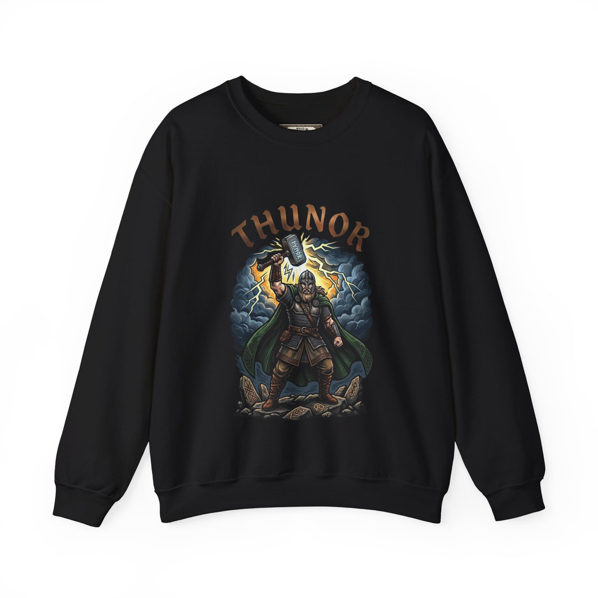 Hammer of the Saxons Sweatshirt — Thunor Anglo-Saxon God of Thunder | Heritage Clothing