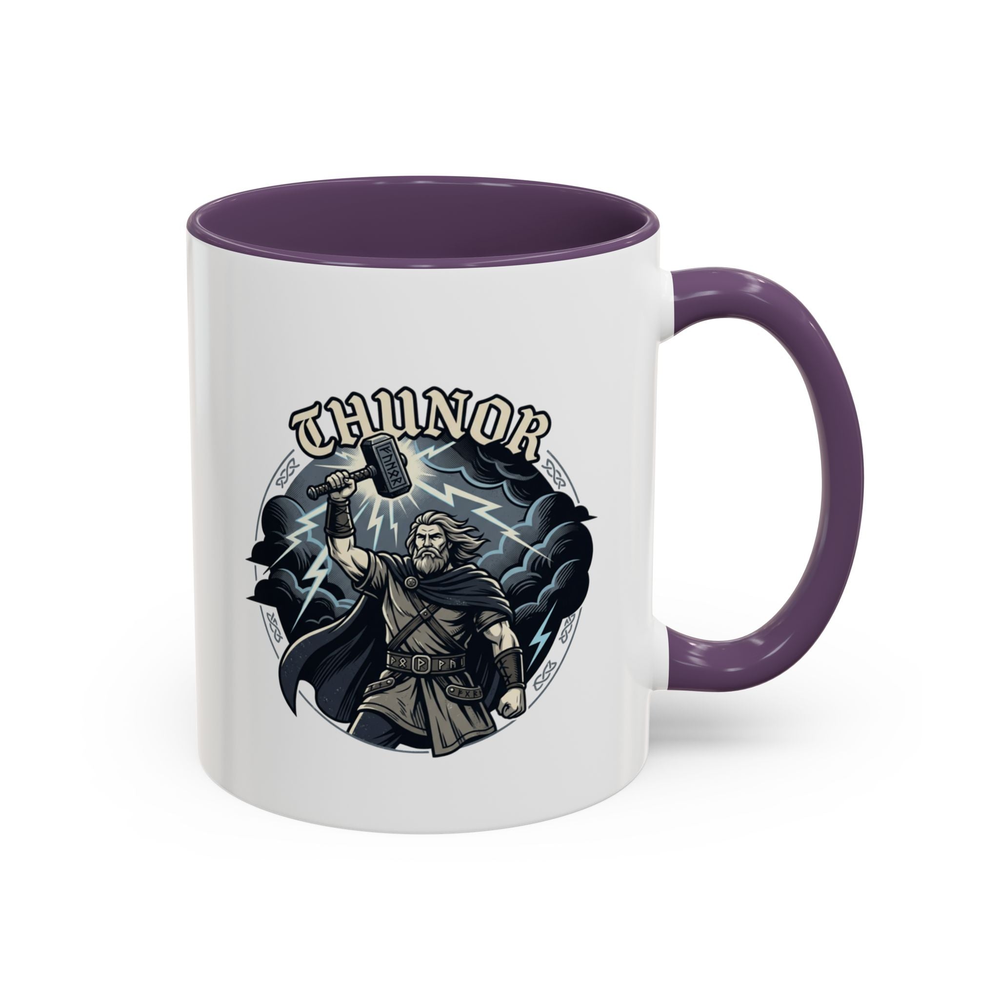 Thunor Coffee Mug — Anglo-Saxon God of Thunder Accent Mug | The Shield Wall