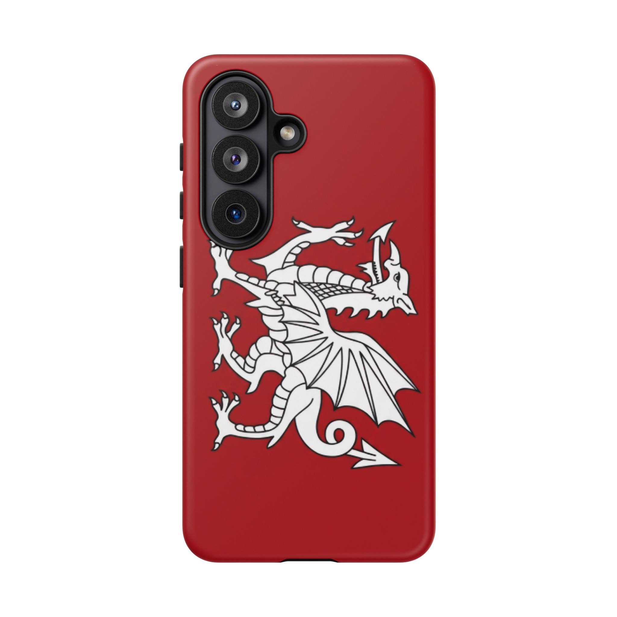 White Wessex Dragon Phone Case — Anglo-Saxon Emblem Phone Cover