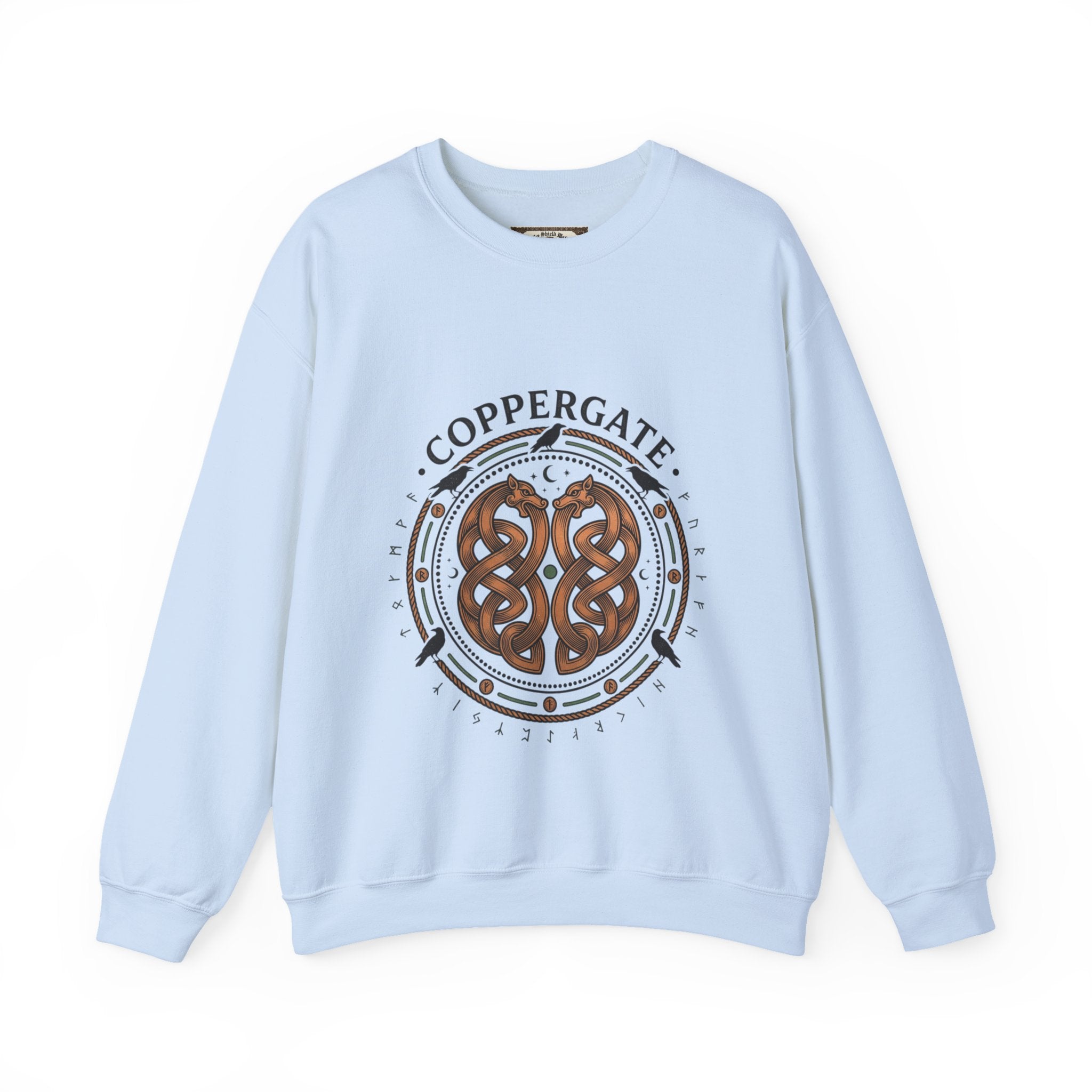 Coppergate Knotwork Sweatshirt | Unisex Anglo-Saxon Heritage Crewneck