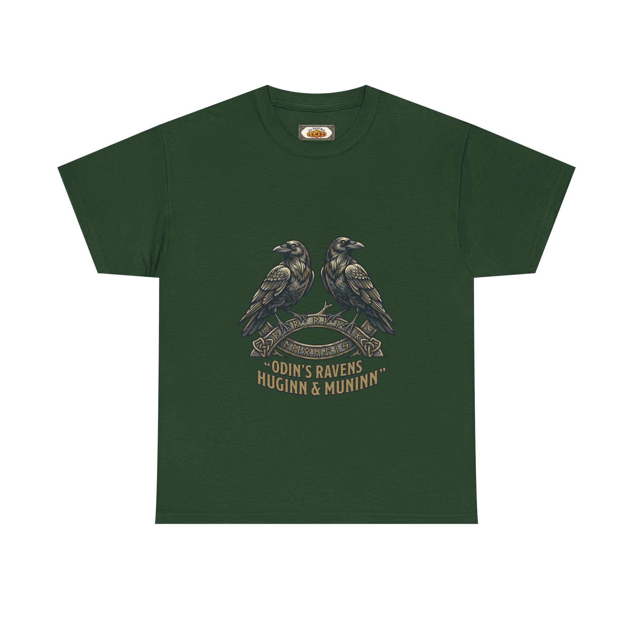 Odin's Ravens Unisex T-Shirt | Huginn & Muninn Norse Mythology Tee
