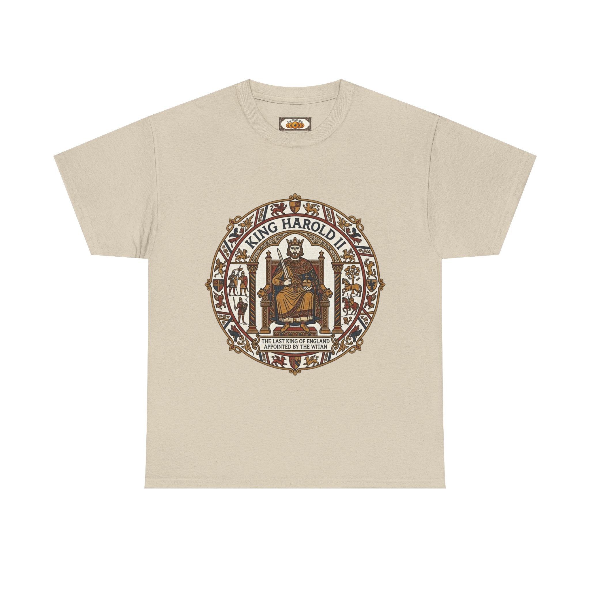 King Harold II T-Shirt | Unisex Adults Viking Anglo-Saxon History Tee | Battle of Hastings 1066