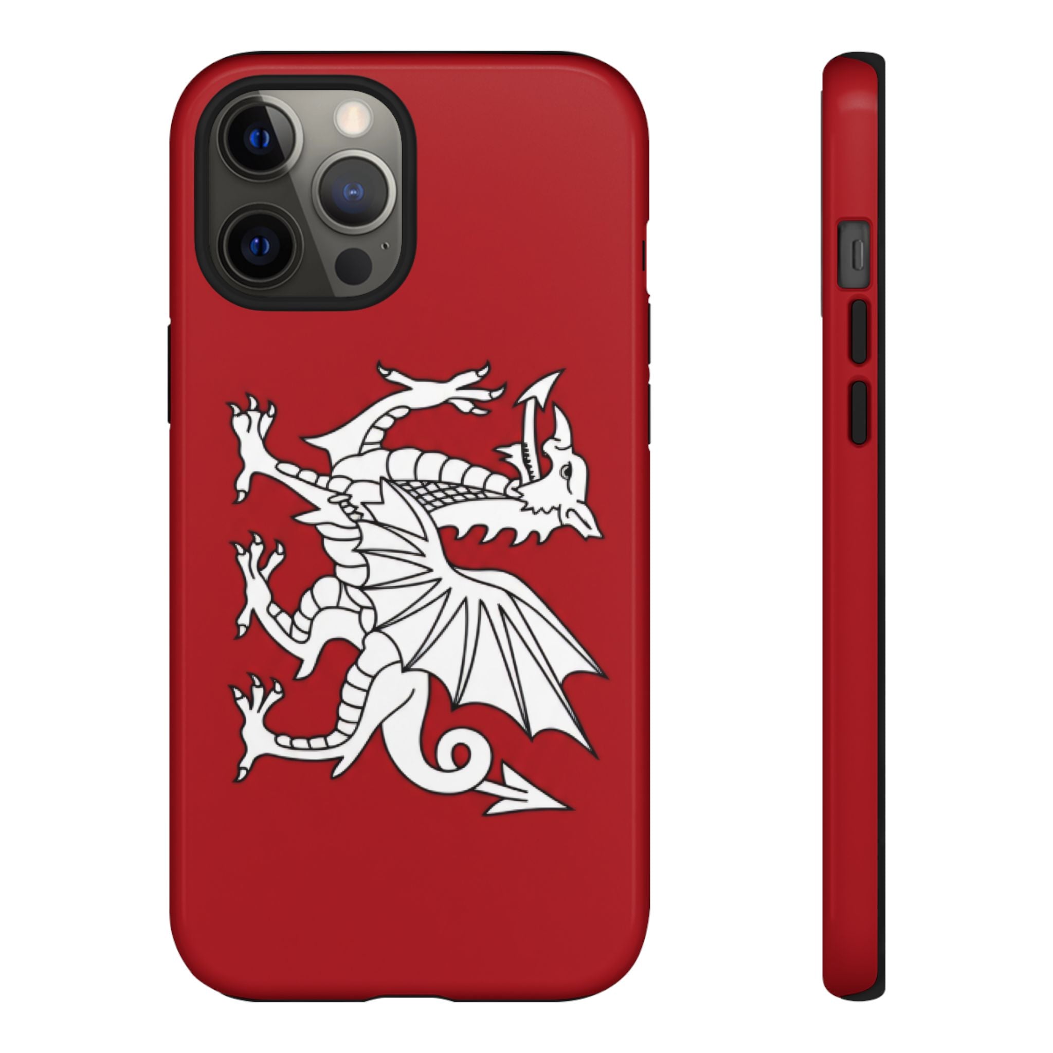 White Wessex Dragon Phone Case — Anglo-Saxon Emblem Phone Cover