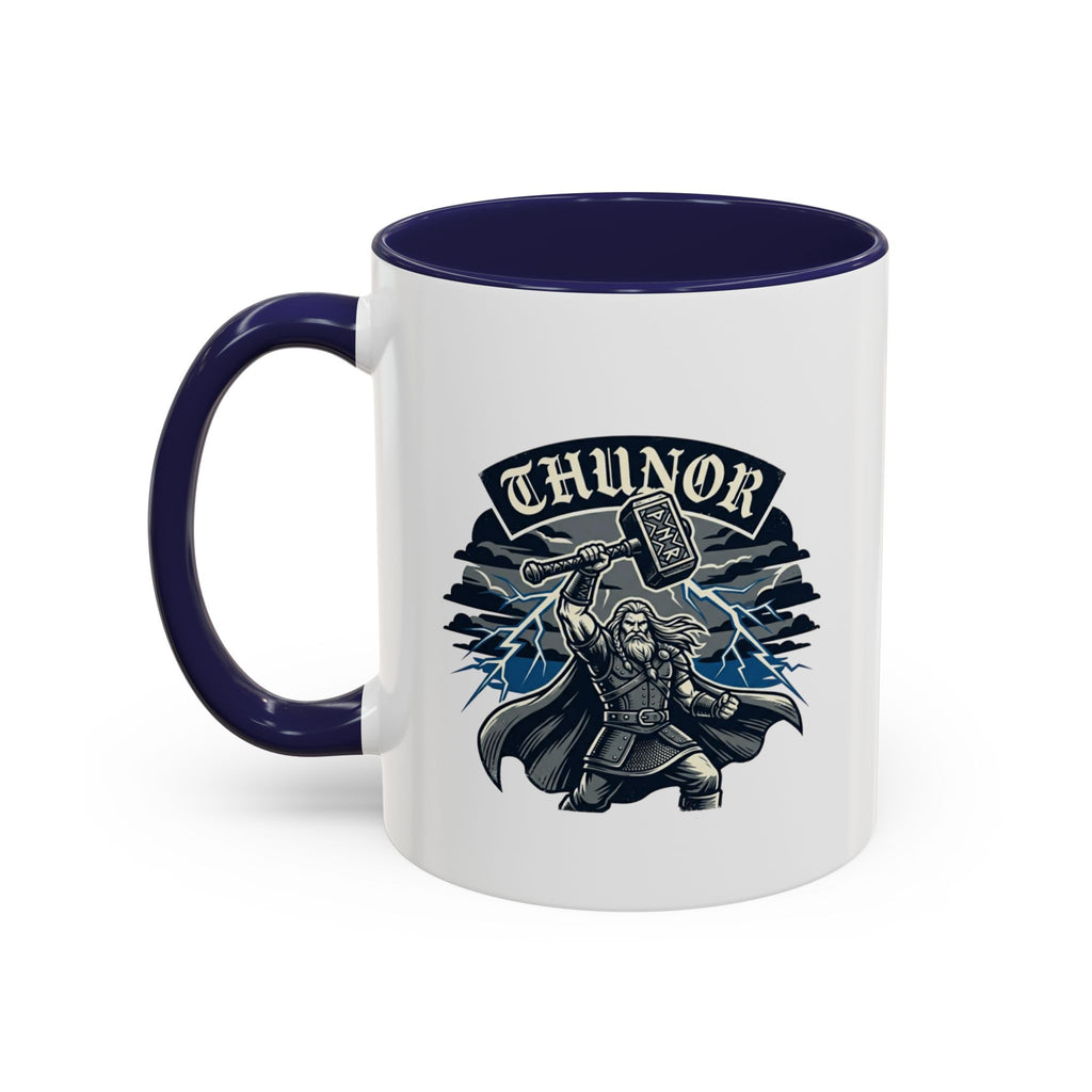 Thunor — Anglo-Saxon Thunder God 11oz Accent Mug | Norse History Gift