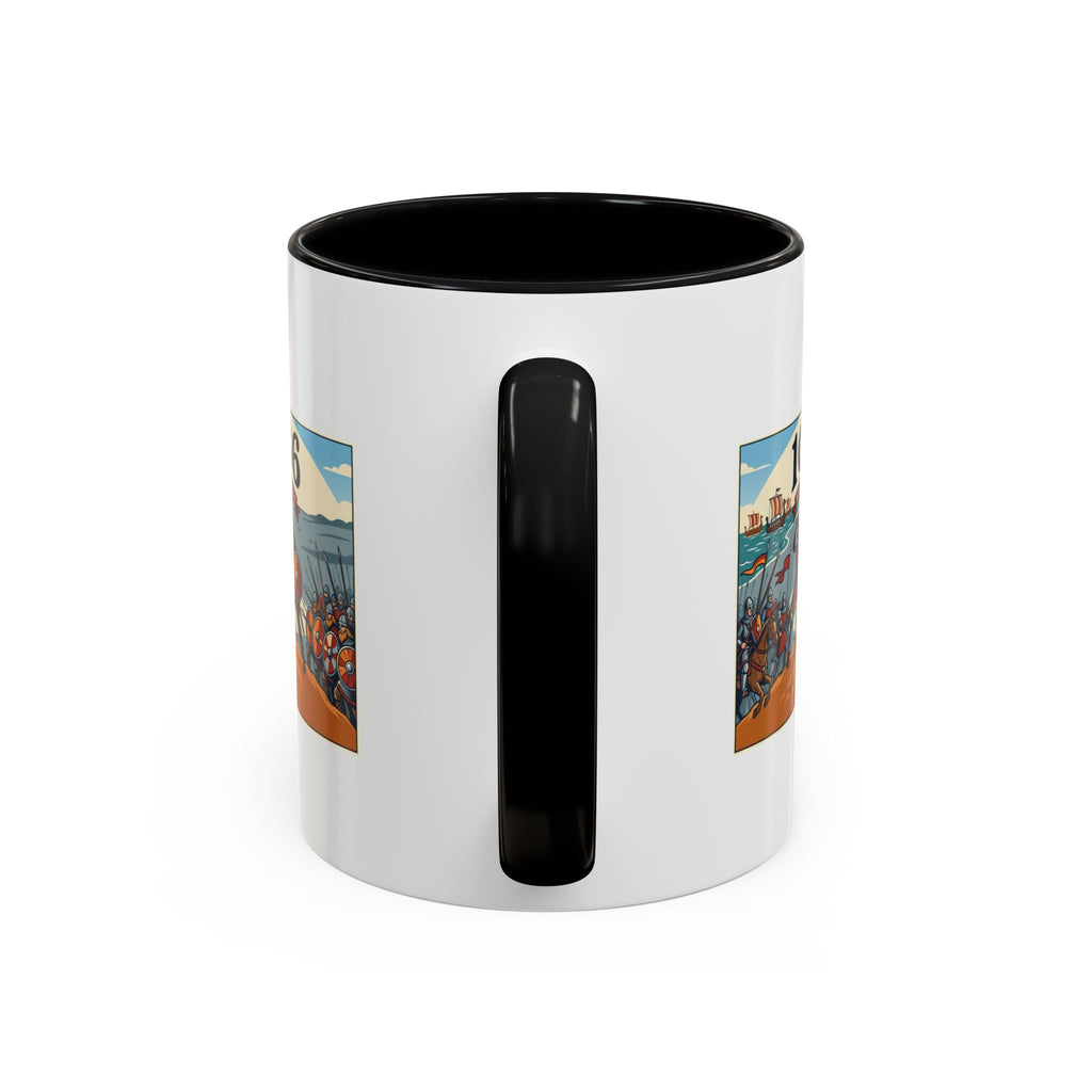 1066 Battle Coffee Mug — Medieval Norman Conquest Design — End of an Era — 11oz