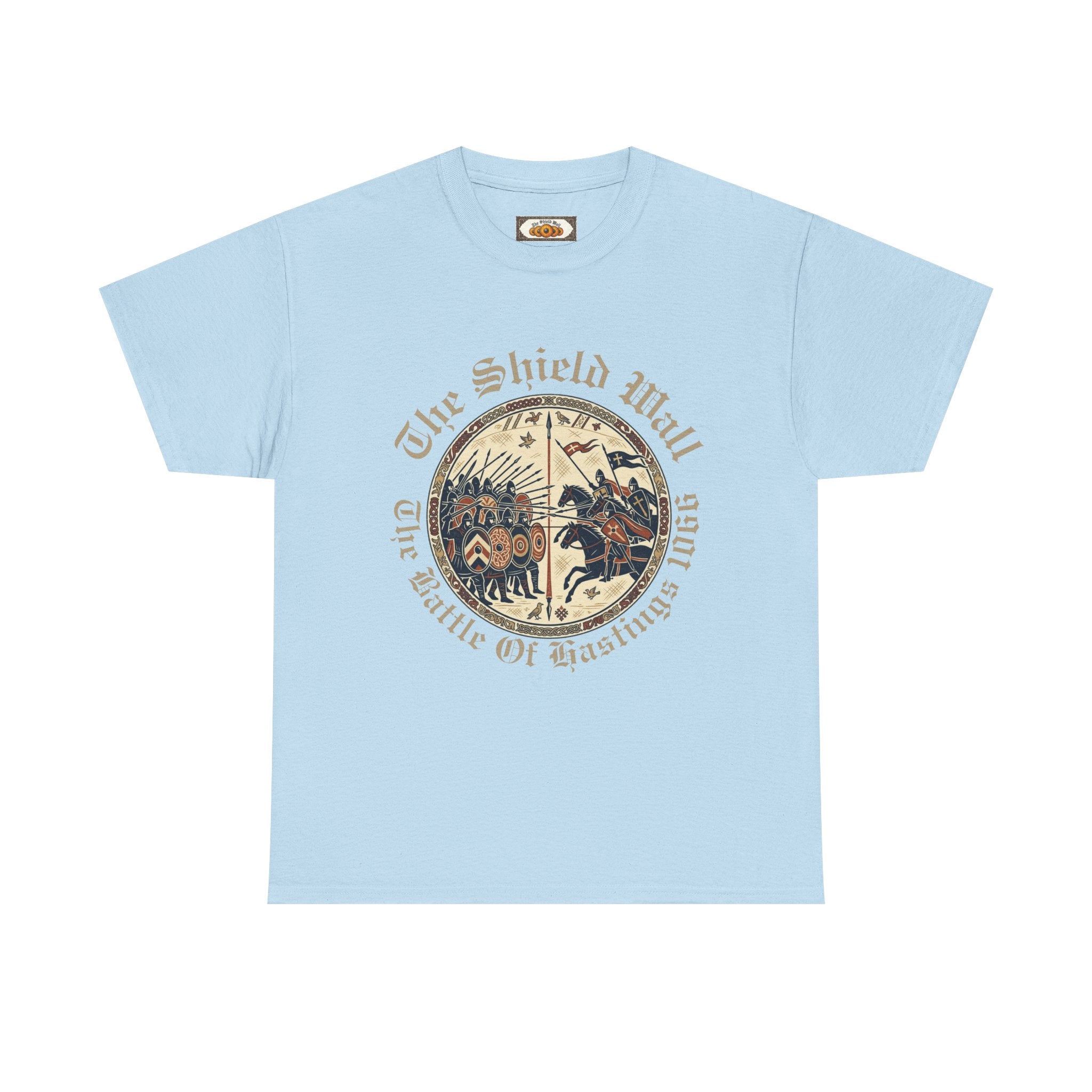 Battle of Hastings 1066 Unisex T-Shirt | Saxon Shield Wall Medieval Graphic Tee for Adults