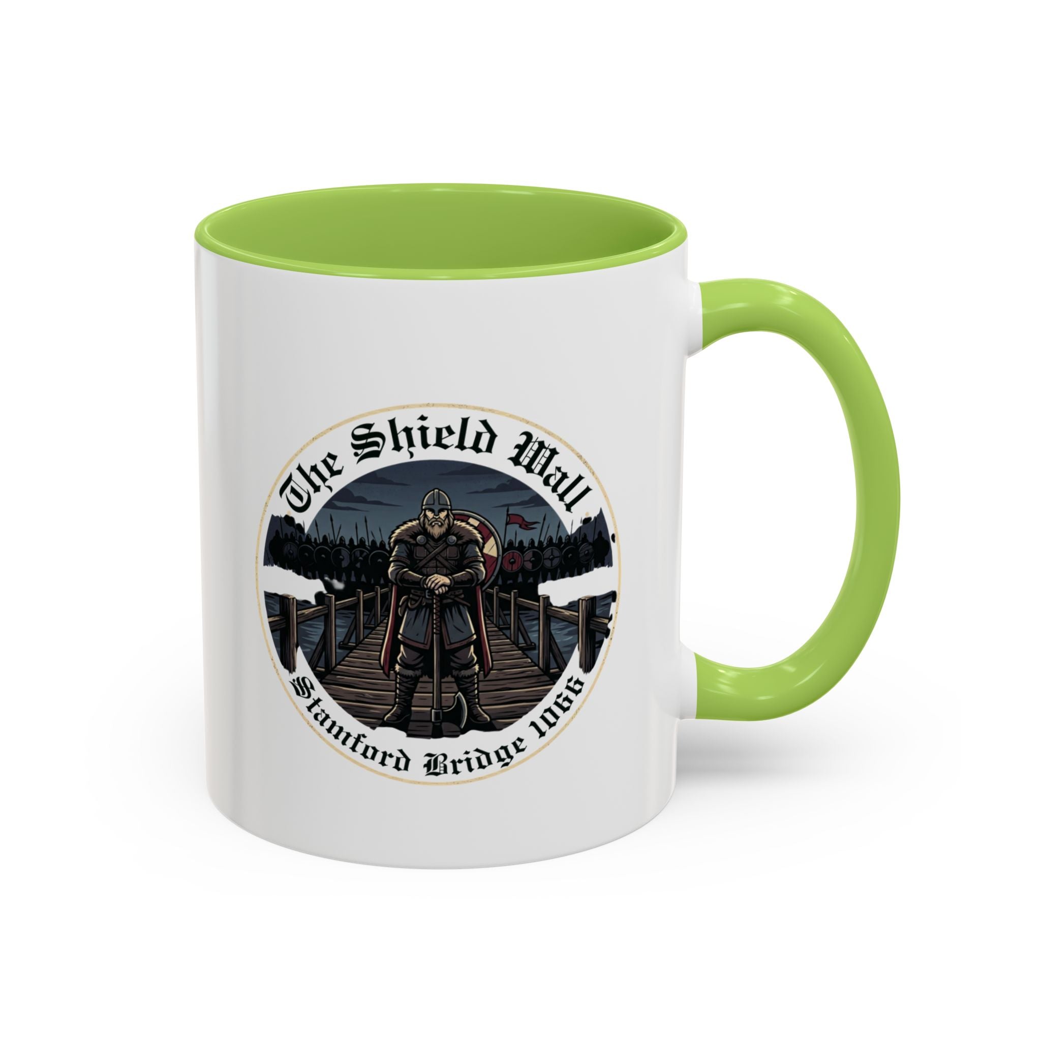 Stamford Bridge 1066 Accent Mug — The Lone Axeman of the Shield Wall