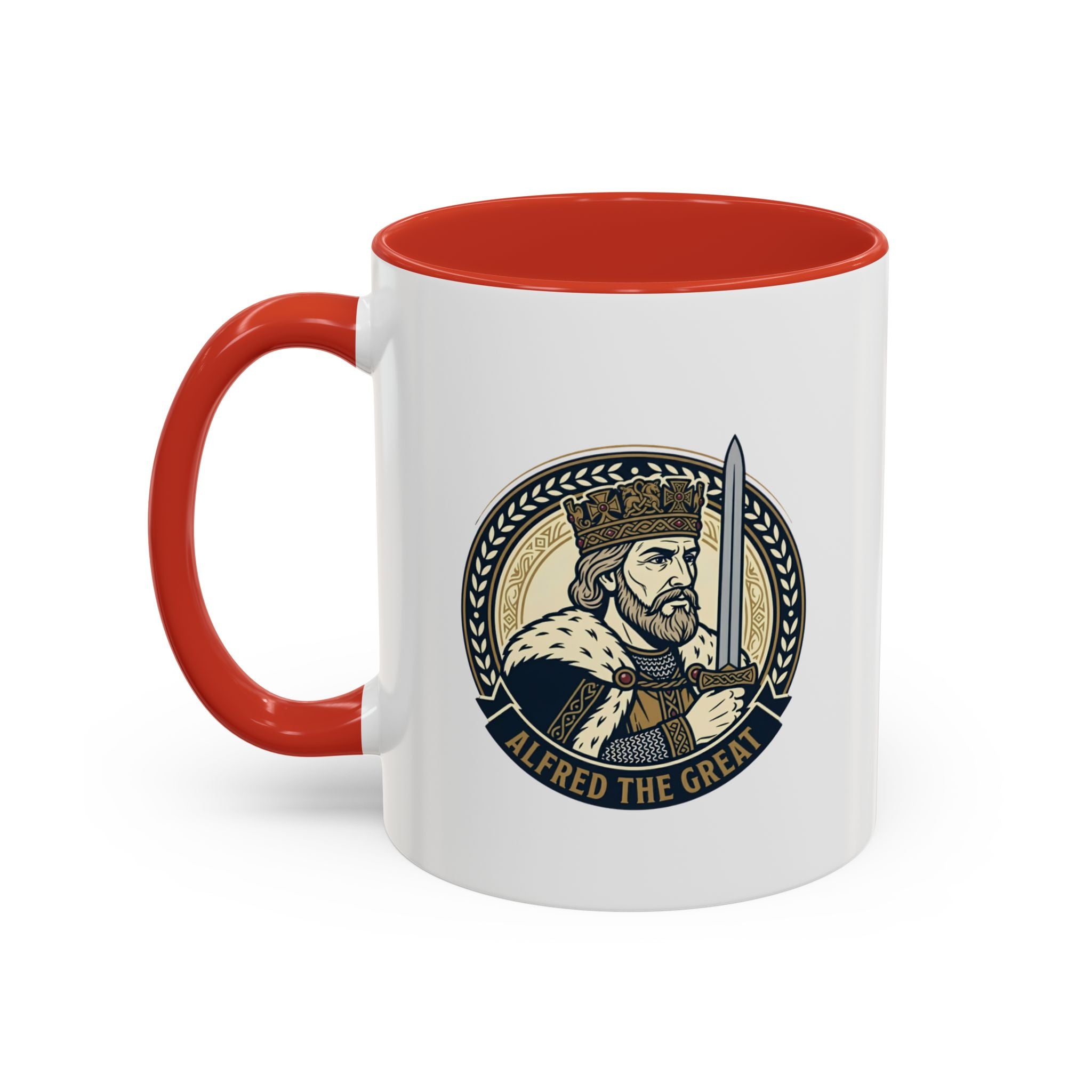 Alfred the Great Coffee Mug — Viking Heritage Anglo-Saxon Gift