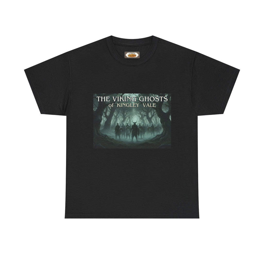 Viking Ghosts of Kingley Vale T-Shirt — dark gothic forest graphic tee, unisex cotton Black
