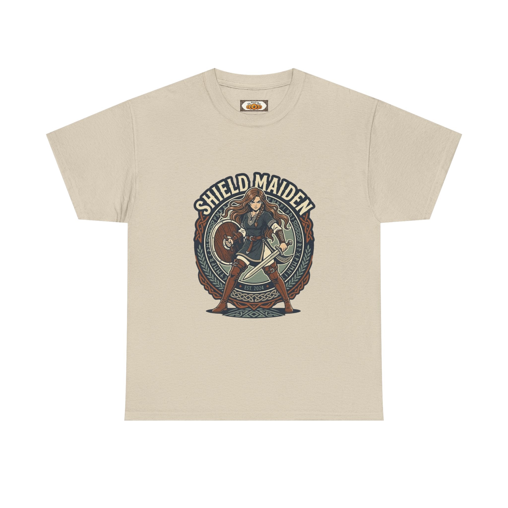 Shield Maiden T-Shirt | Unisex Viking Warrior Tee | Norse Heritage Apparel