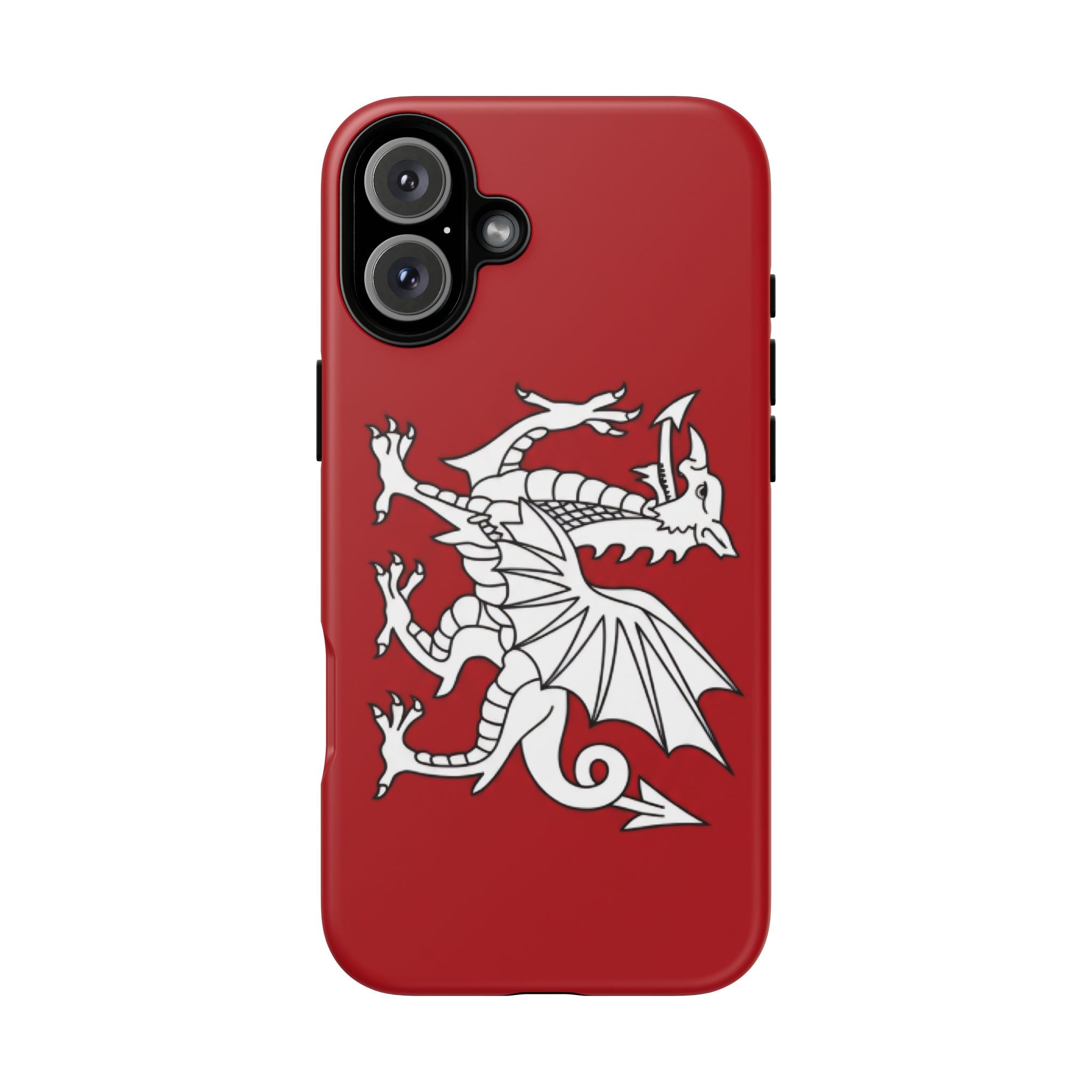 White Wessex Dragon Phone Case — Anglo-Saxon Emblem Phone Cover