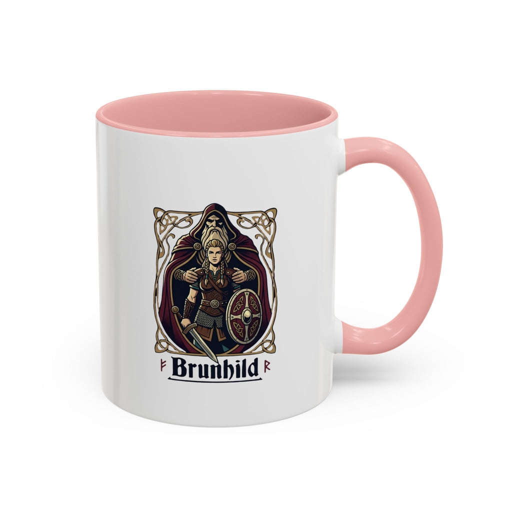 Brunhild Viking Shieldmaiden Coffee Mug | Norse Warrior Accent Mug – 11oz
